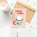 Открытка "Cutie winter" Cup with cocoa - Фото 1