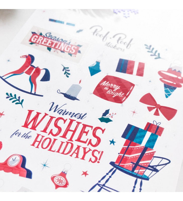 Наклейки "Retro winter" Елочка