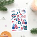 Наклейки "Retro winter" Домики - Фото 1