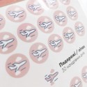 Наклейки "Plan the day" travel  pink - Фото 3