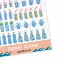 Наклейки "Drink water" - Фото 2