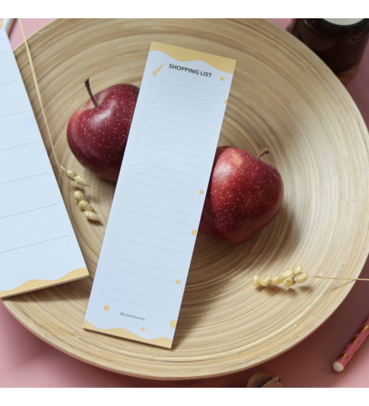 Настольный планер "Menu list" yellow