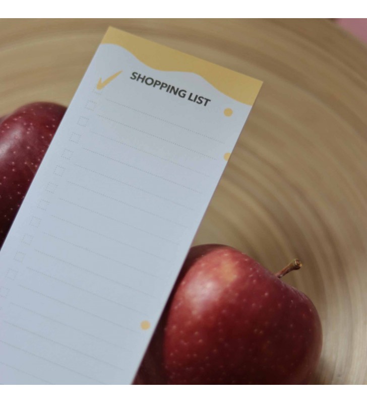 Настольный планер "Menu list" yellow
