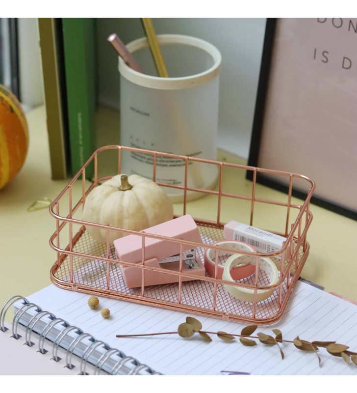 Корзина "Basket" rose gold 2