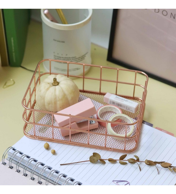 Корзина "Basket" rose gold 2