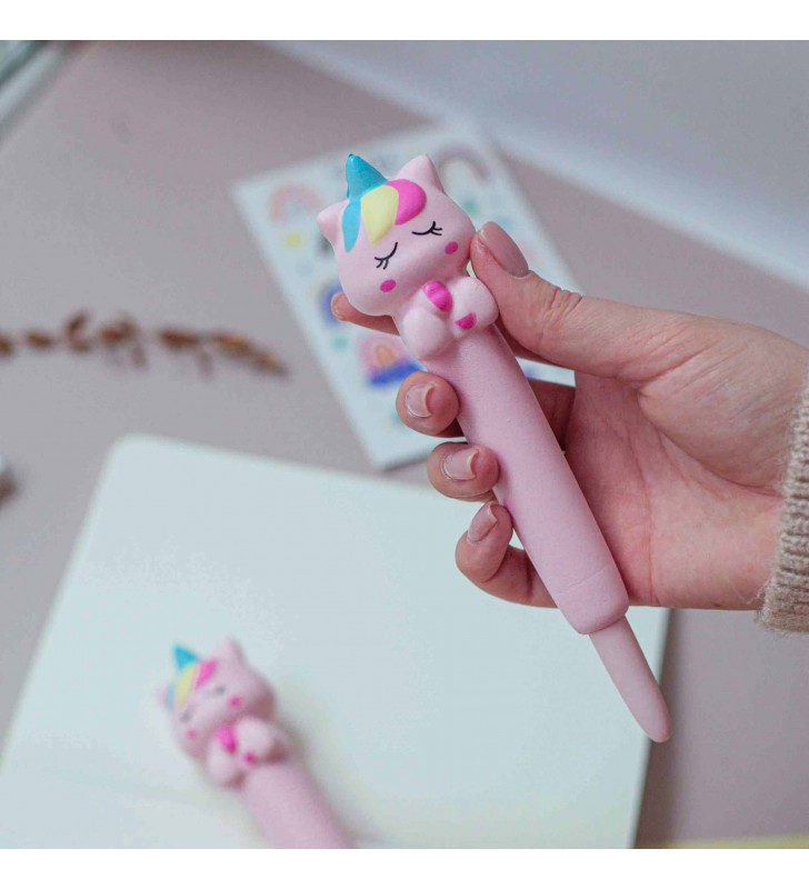 Ручка-сквиши "Розовый единорог"