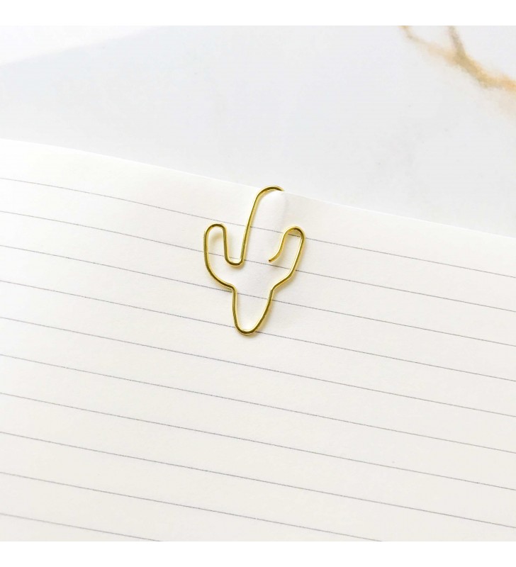 Скрепка-закладка "Кактус"